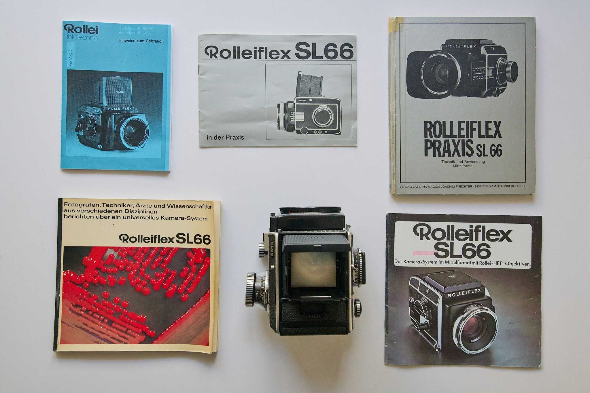 Rolleiflex SL66 with film holder 120/220 film