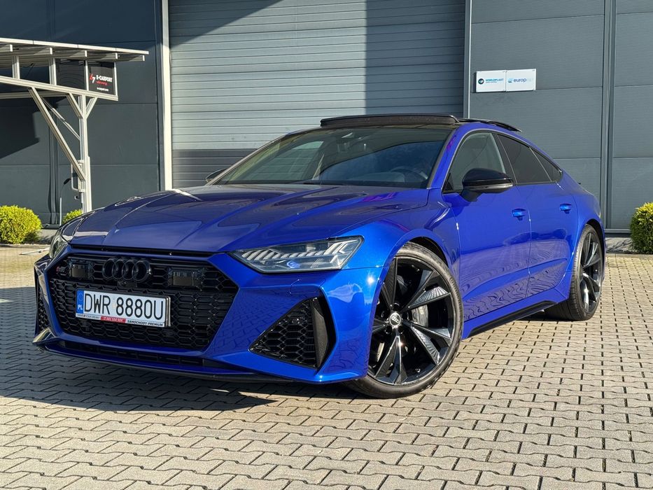 Audi RS7 Sportback EXCLUSIVE GWARANCJA do 12.2027 lasery pneumatyka B&O  FV23%