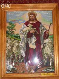Образ Ісус з ягнятами.