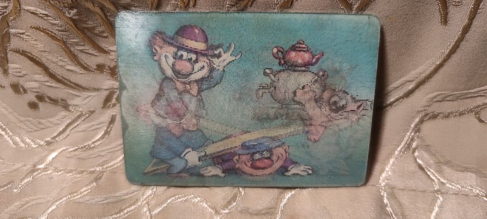 Переливные стерео календарики СССР