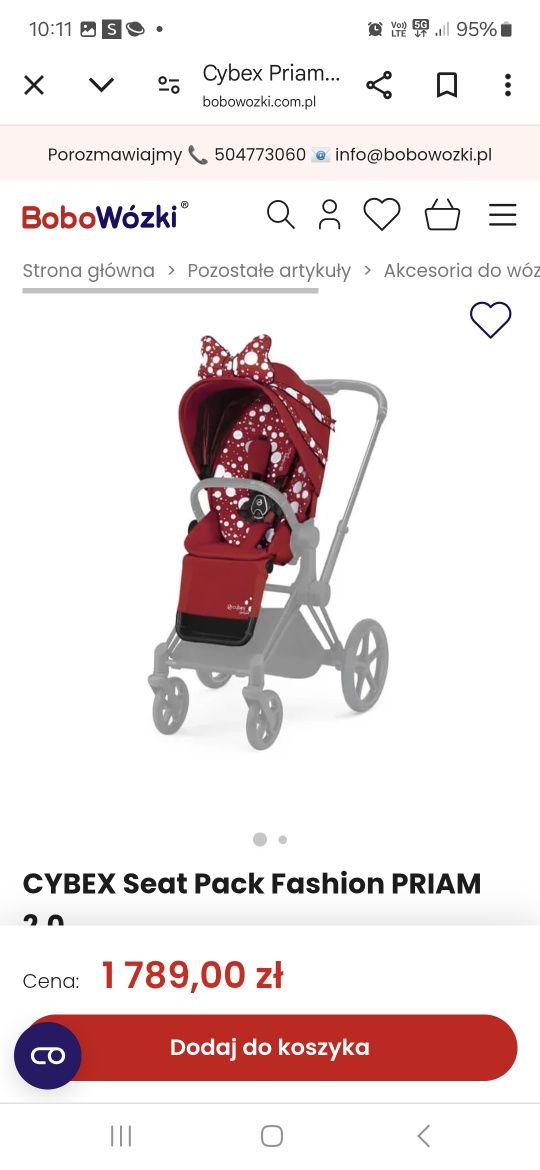 Cybex gondola i spacerówka