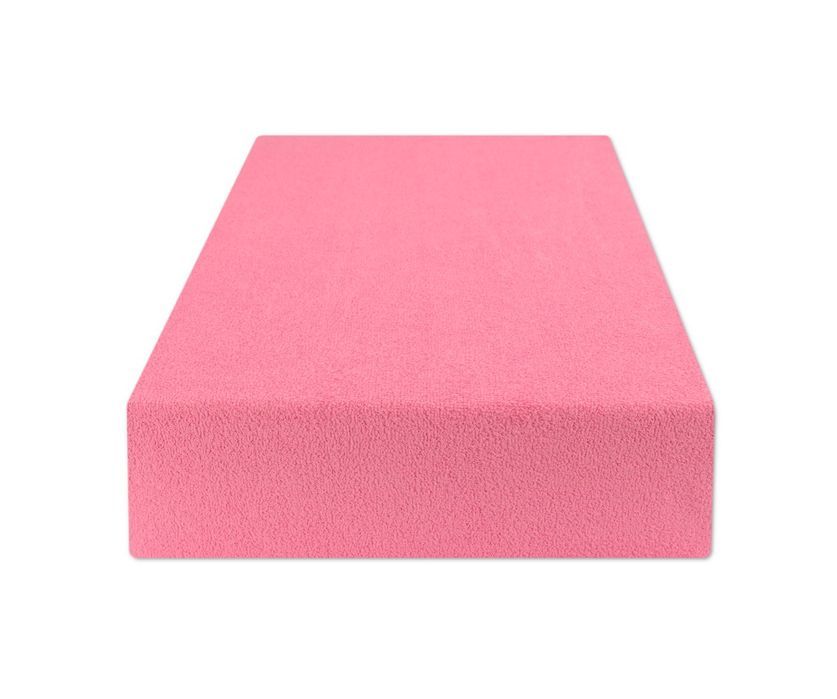 Prześcieradło z gumką 140x200 FROTTE Róż eStilex