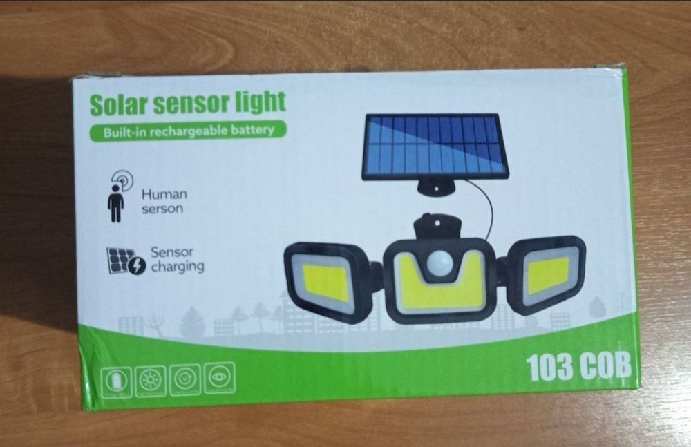 Lampa solarna LED 4w1 zewnętrzna, uliczna, czujnik ruchu  zmierzchu