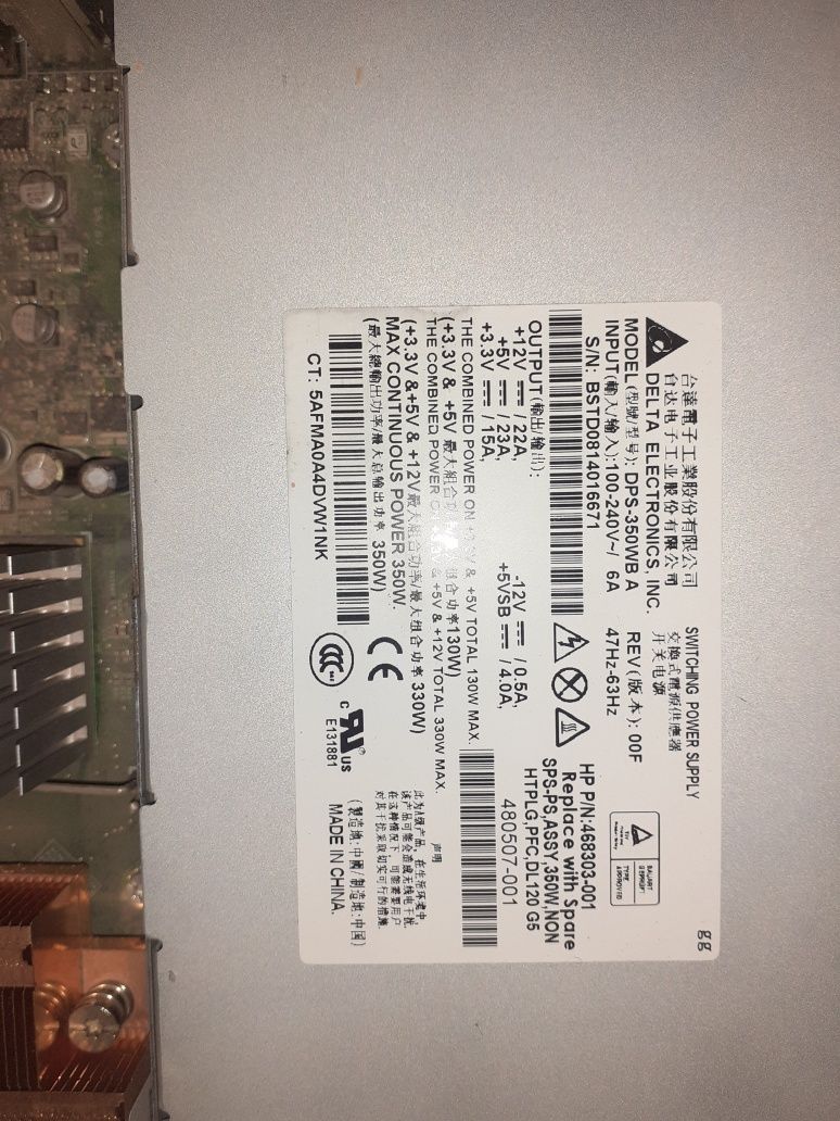 Serwer hp intel xeon