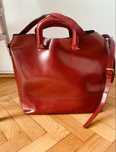 Massimo dutti duza skorzana torba tote