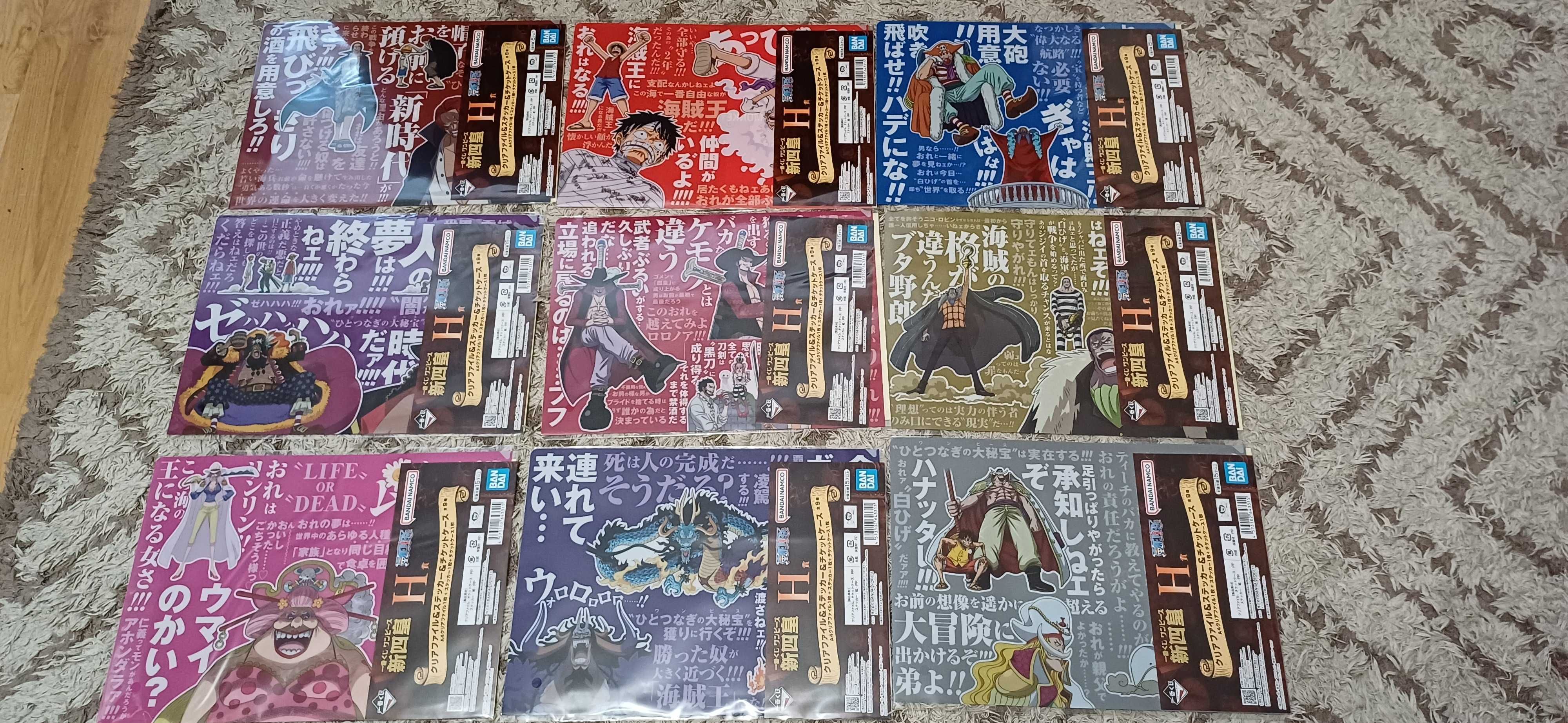 Teczki A4 + naklejka One Piece Figurka Manga Anime