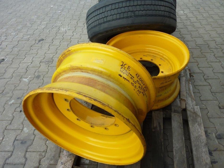 Felga używana JCB 12.00x25 10x335mm ET28 800zł D16