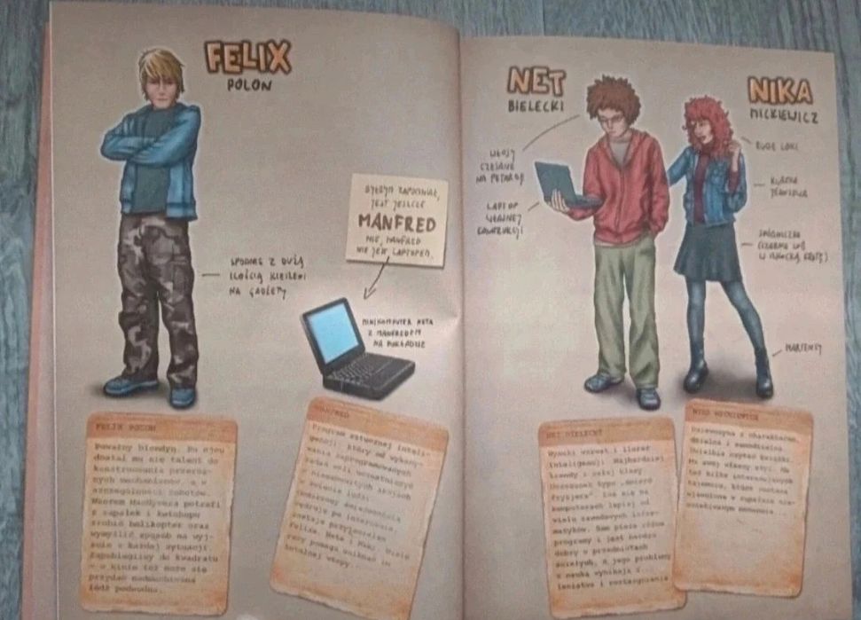 Felix, Net i Nika. Teoretycznie możliwy notes.