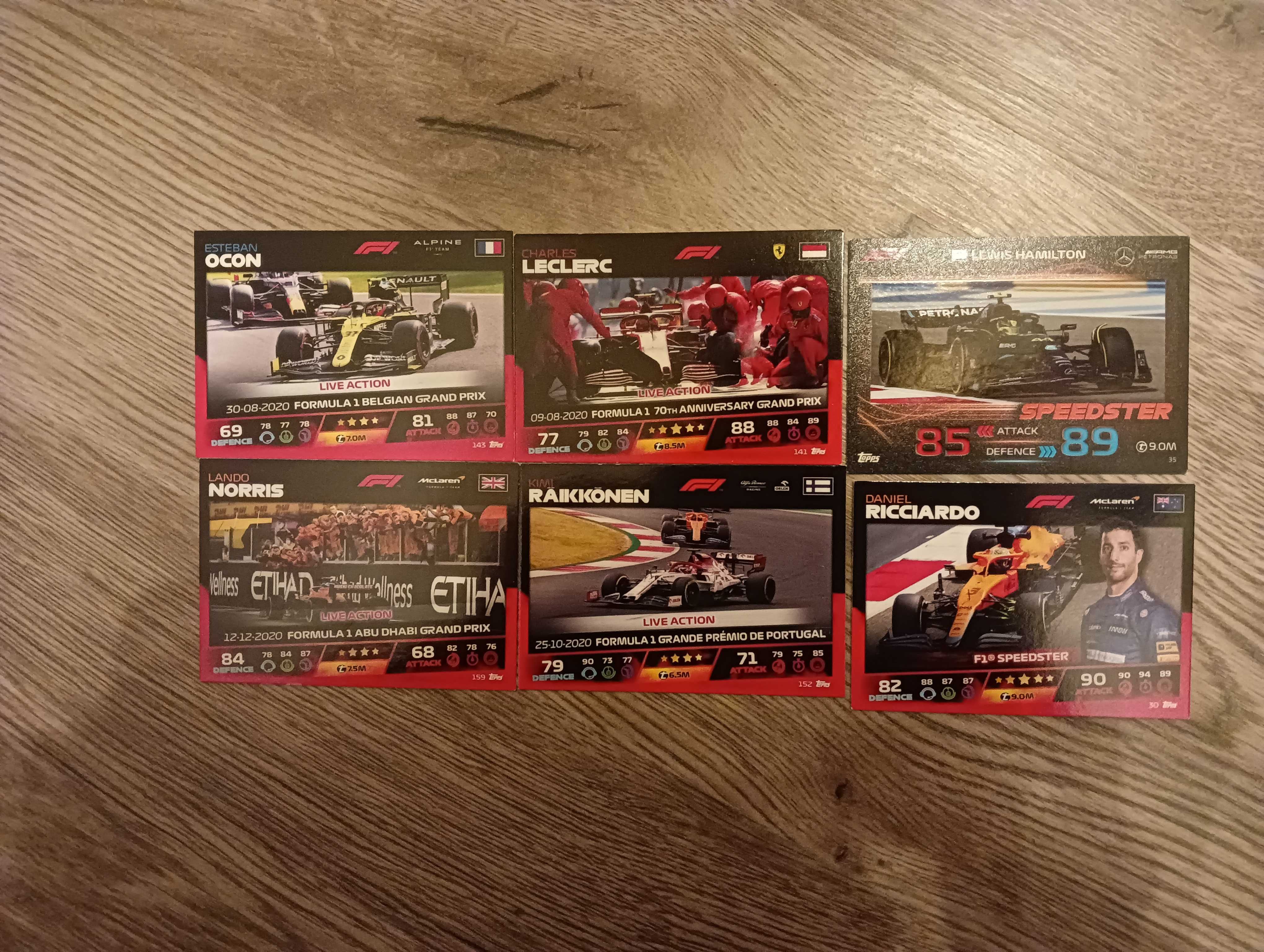 Formuła 1 Topps Karty Turbo Attax