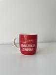 Pan Dragon Kubek czerwony swiateczny christmas gwiazdka