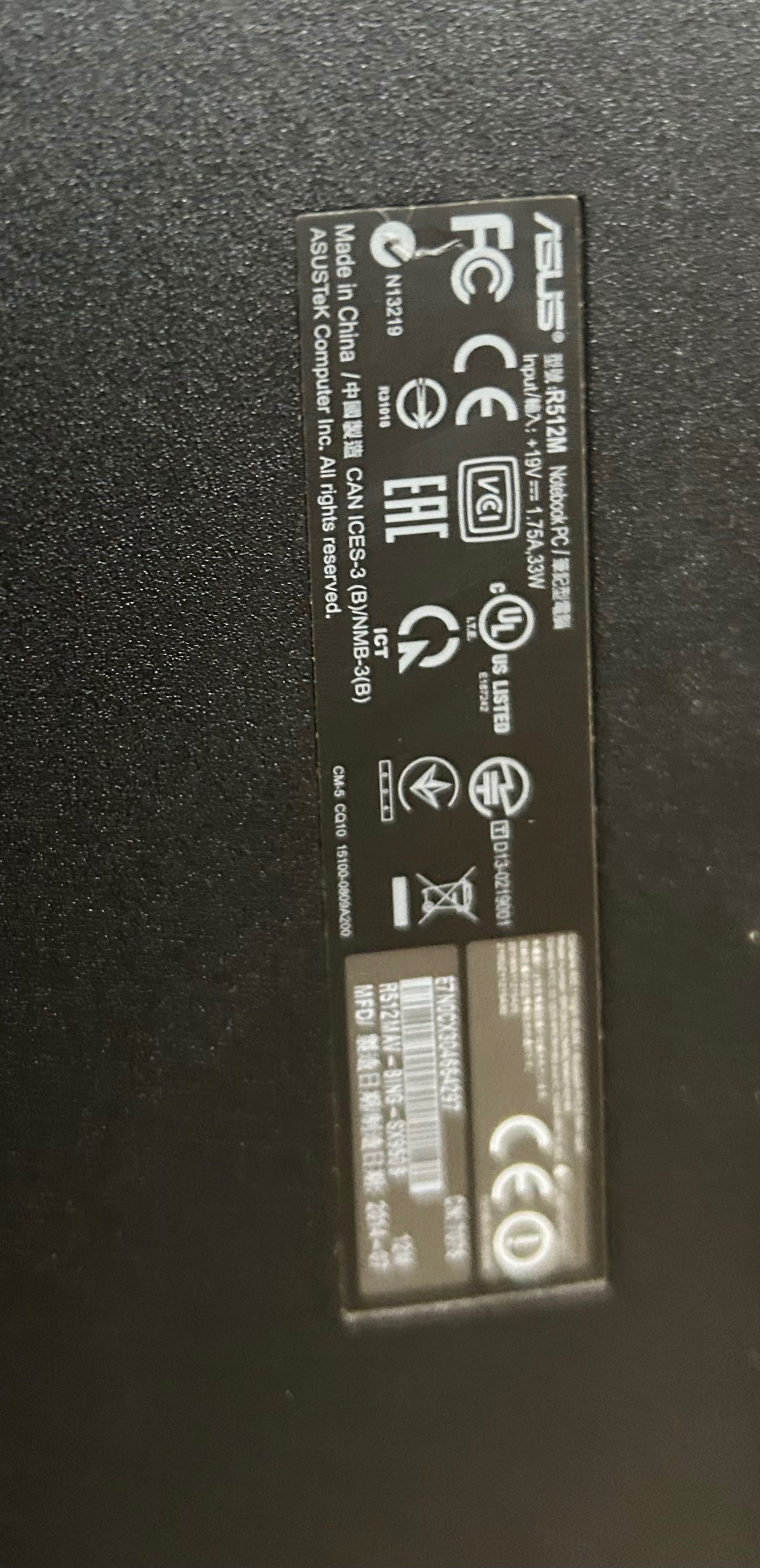 Ноутбук Asus ×551M + зарядка