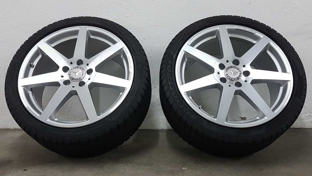 Jantes 18 AMG originais 8,5J18 ET54 . Acabamento "high-sheen" + Pneus