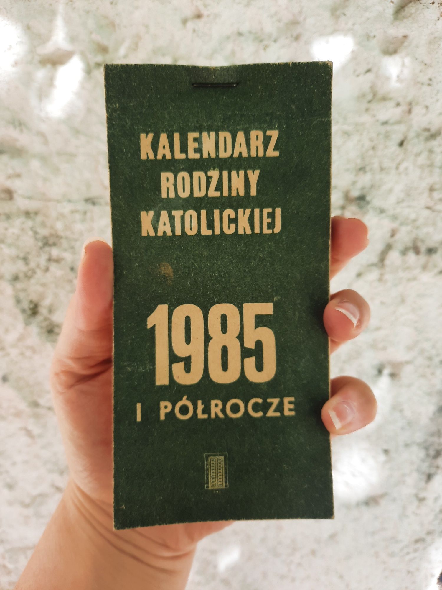 Kalendarz listkowy zdzierak 1985  [I polrocze]