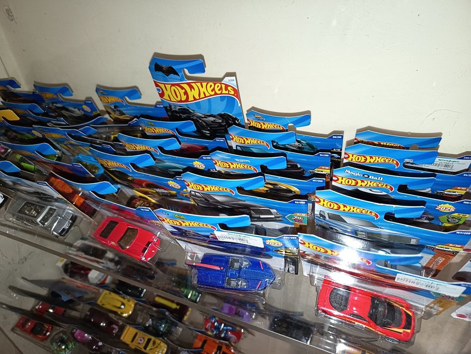 Lote 124 Hotwheels em caixa