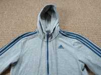 Adidas climalite худи кофта на змейке зипка оригинал M