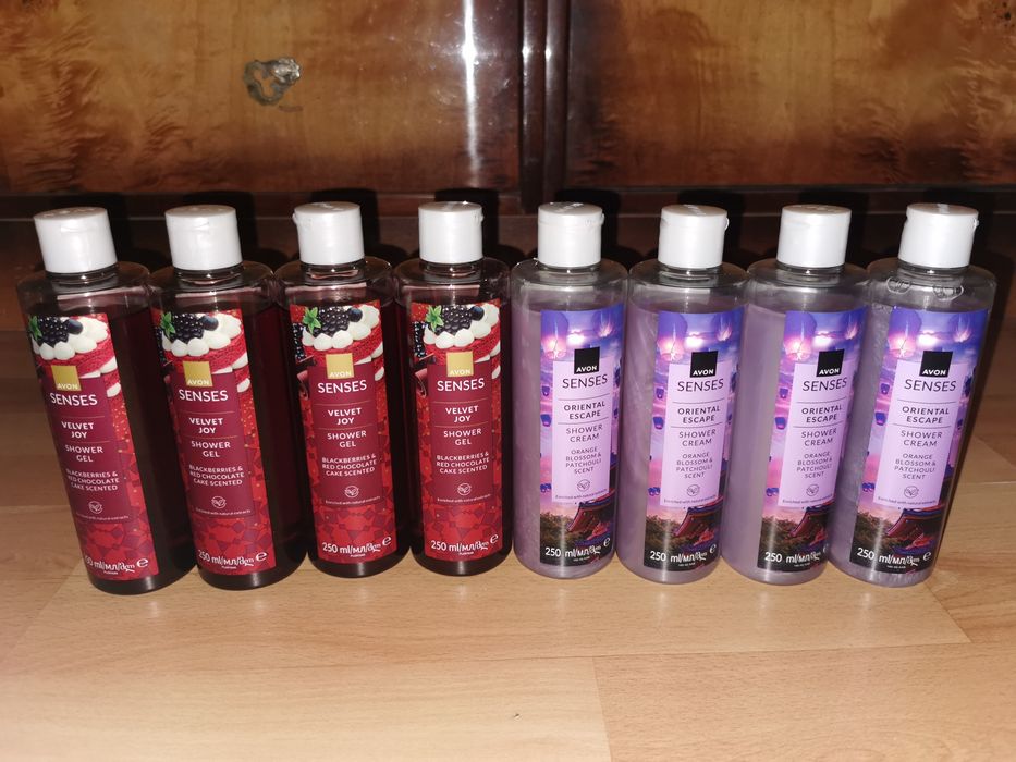 Damski żel pod prysznic Avon senses Velvet Joy /oriental Escape 250ml