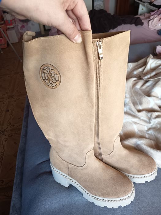 Lewski Shoes zamszowe przed kolano