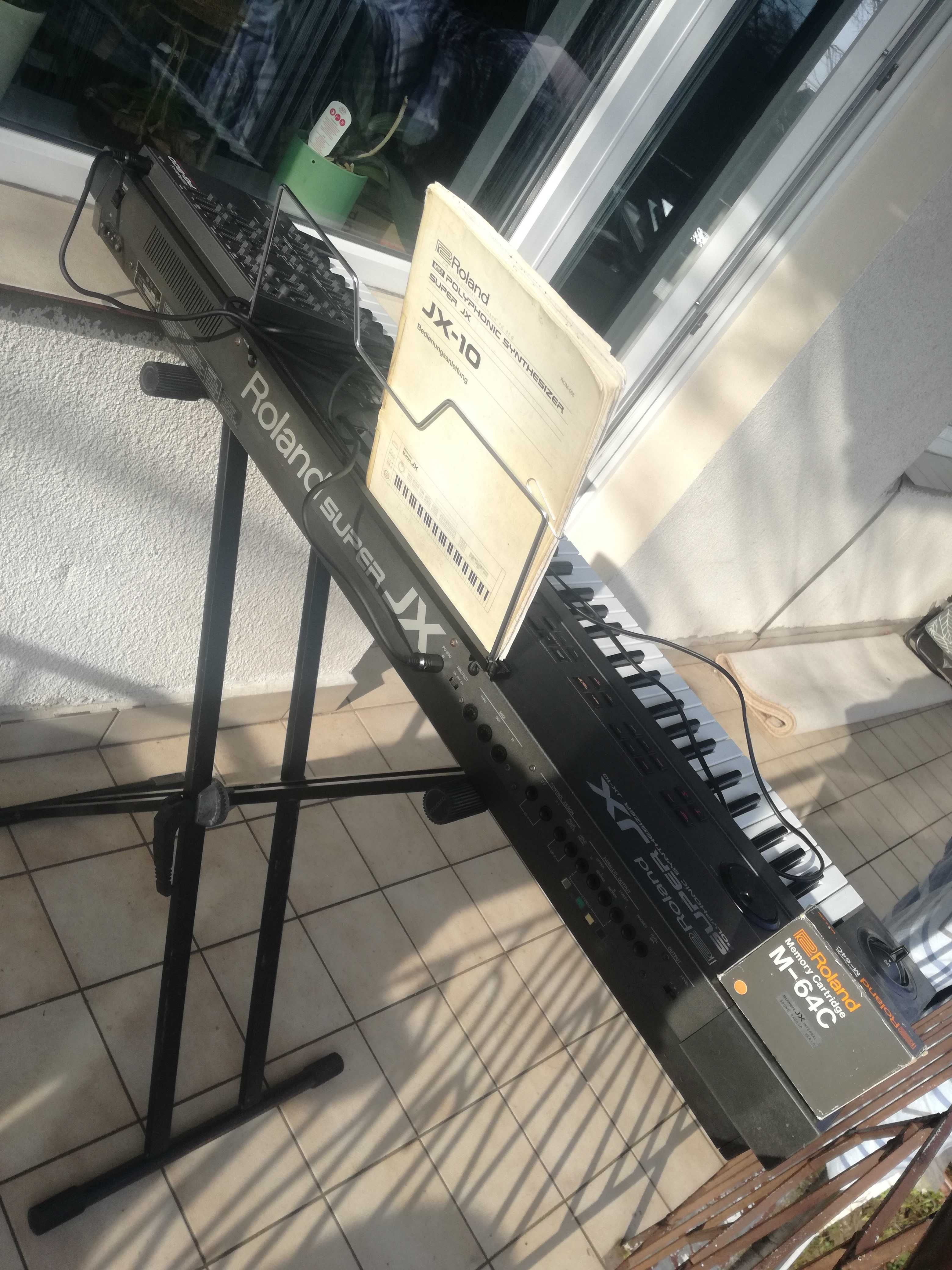 Roland JX10 Super + Nowy programator PG 800 + Cartridge +instrukcie