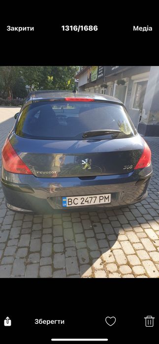 Продав авто Пежо 308