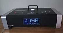 Radio, Bluetooth, zegar, Aux, stacja dokująca iPhone iHome iA100