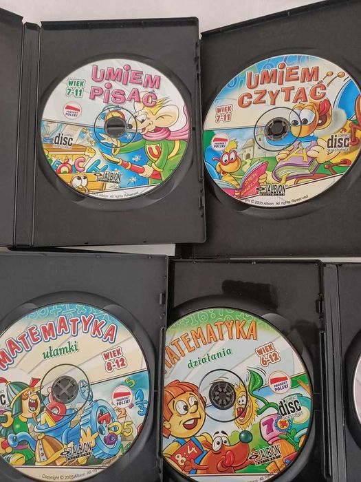 Gry Edukacyjne Szkoła Przyszłości Polski, Matematyka, Angielski PC