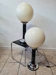 Lampy stołowe marki RUF DESIGN ,Niemcy lata 70,space age,Bauhaus