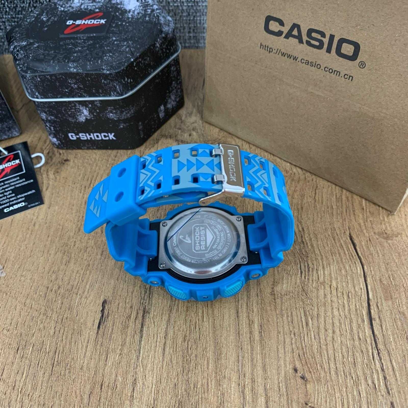 Zegarek Męski Casio G-Shock GA-110 Niebieski Sportowy Cyfrowy