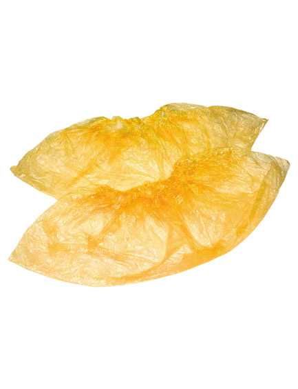 Одноразові бахіли 40х14 см 3 г (100 шт./пач) фіолет/рожев/зелені/жовті