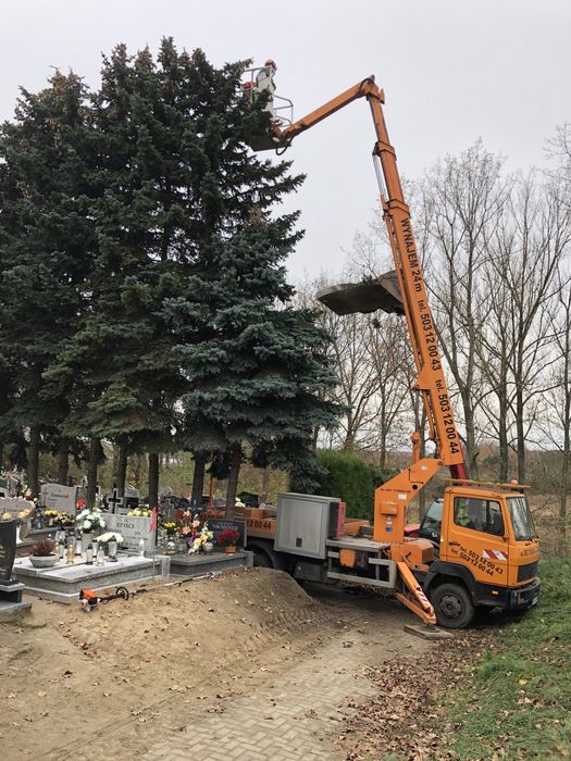 Podnośnik koszowy 24m  Wągrowiec Gniezno Września Środa wlkp