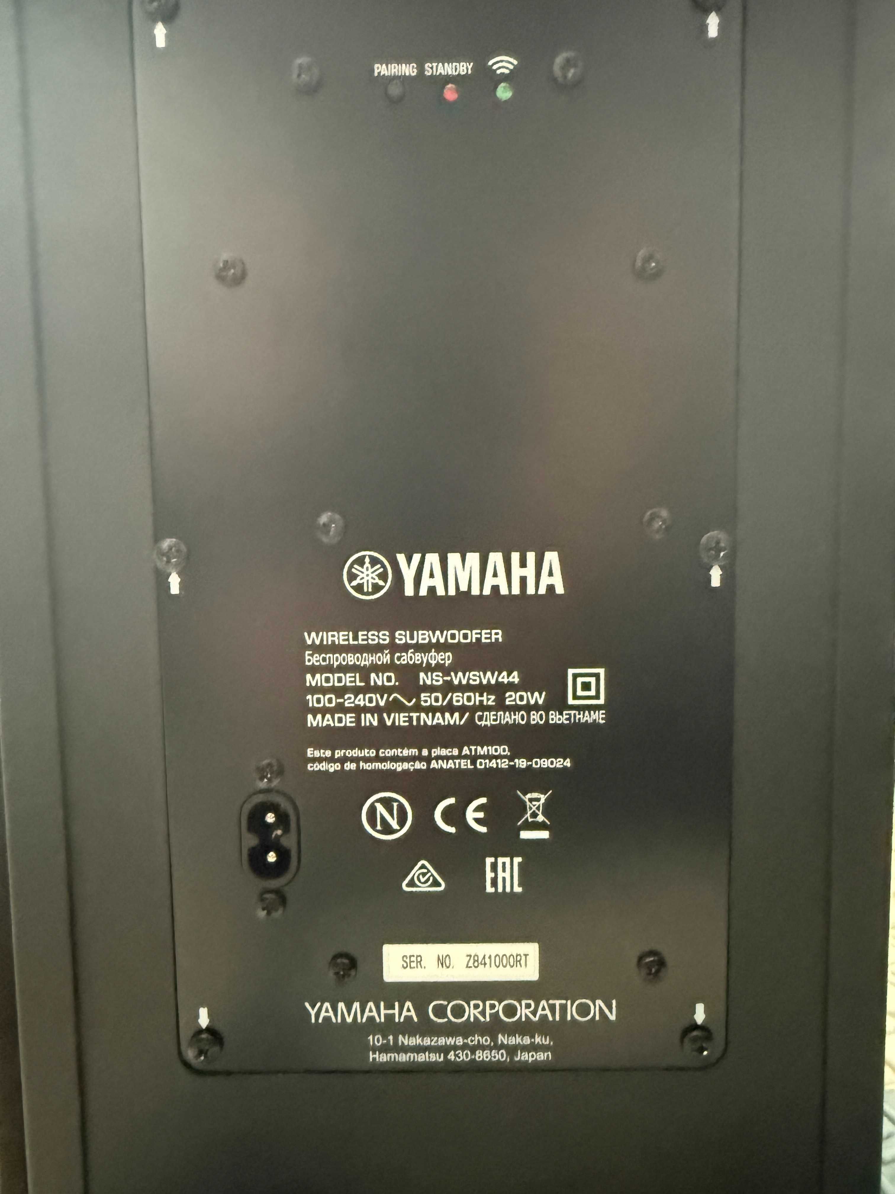 Yamaha YAS-209 Soundbar + Subwoofer 2.1 Bluetooth Wi-Fi HDMI
