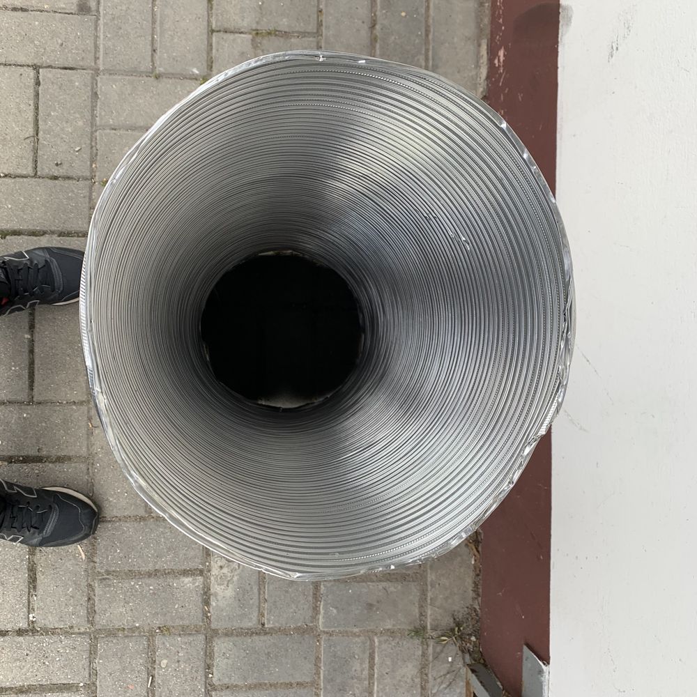 Przewód wentylacyjny aluminiowy elastyczny flex średnica 30cm Fi 300