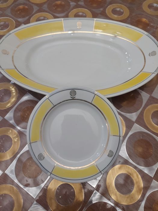 Блюдо і тарілка Барановка 60-ті