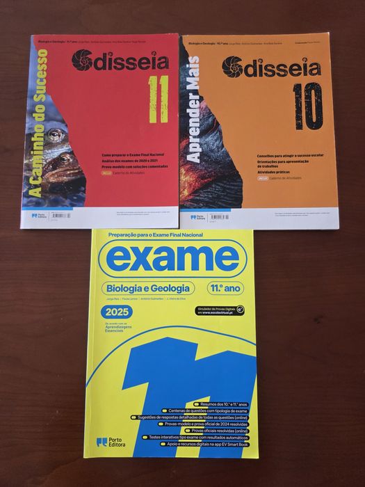 Livros de resumos e preparação de exame