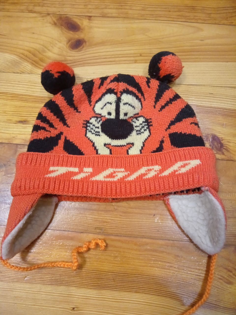Детская шапочка тигр