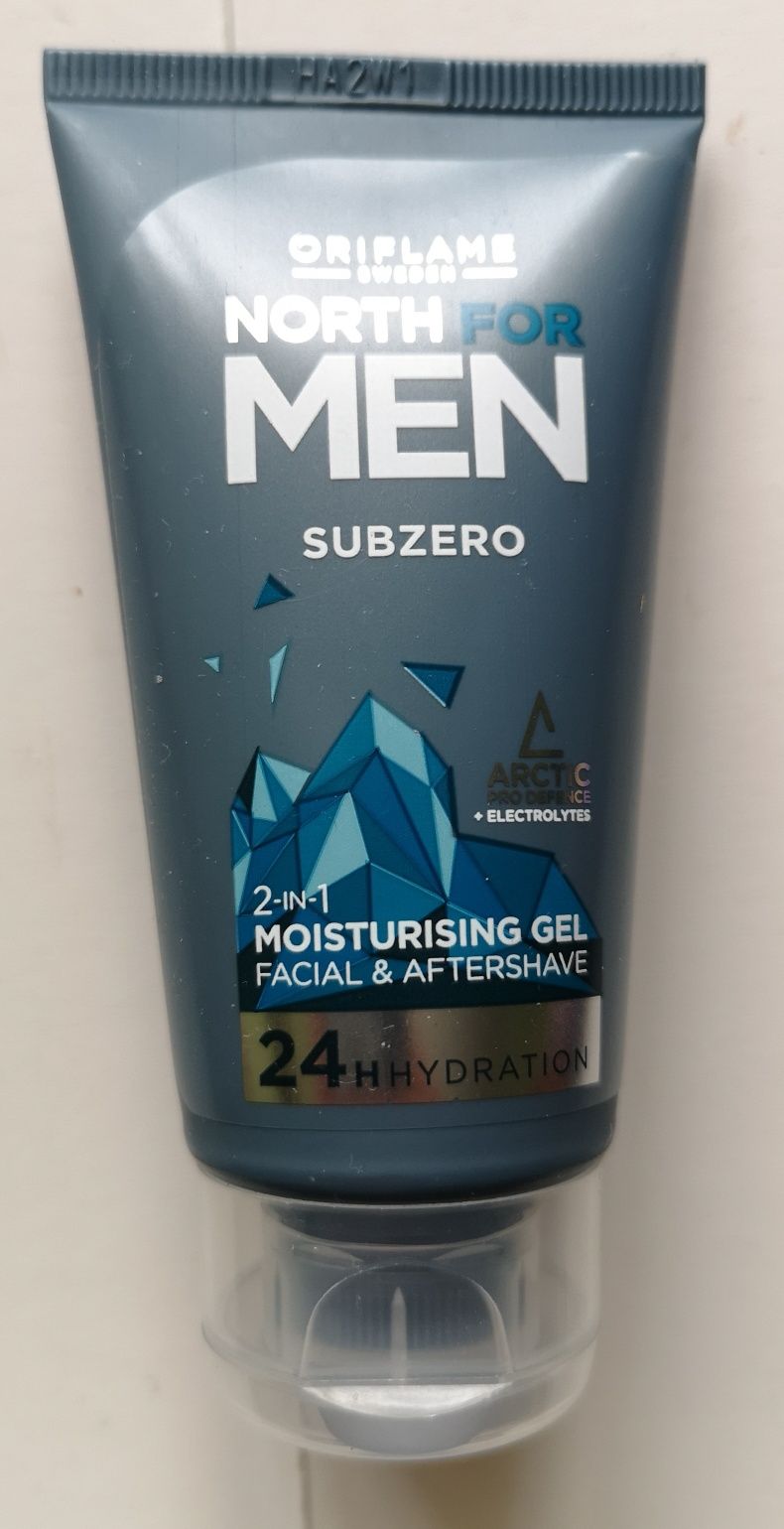 Nawilżający żel do twarzy North For Men Subzero Oriflame 50 ml