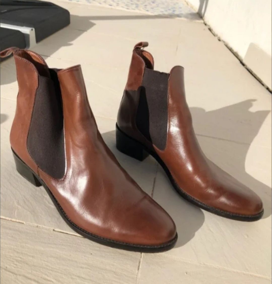 Botas tamanho 39 , marca Massimo dutti