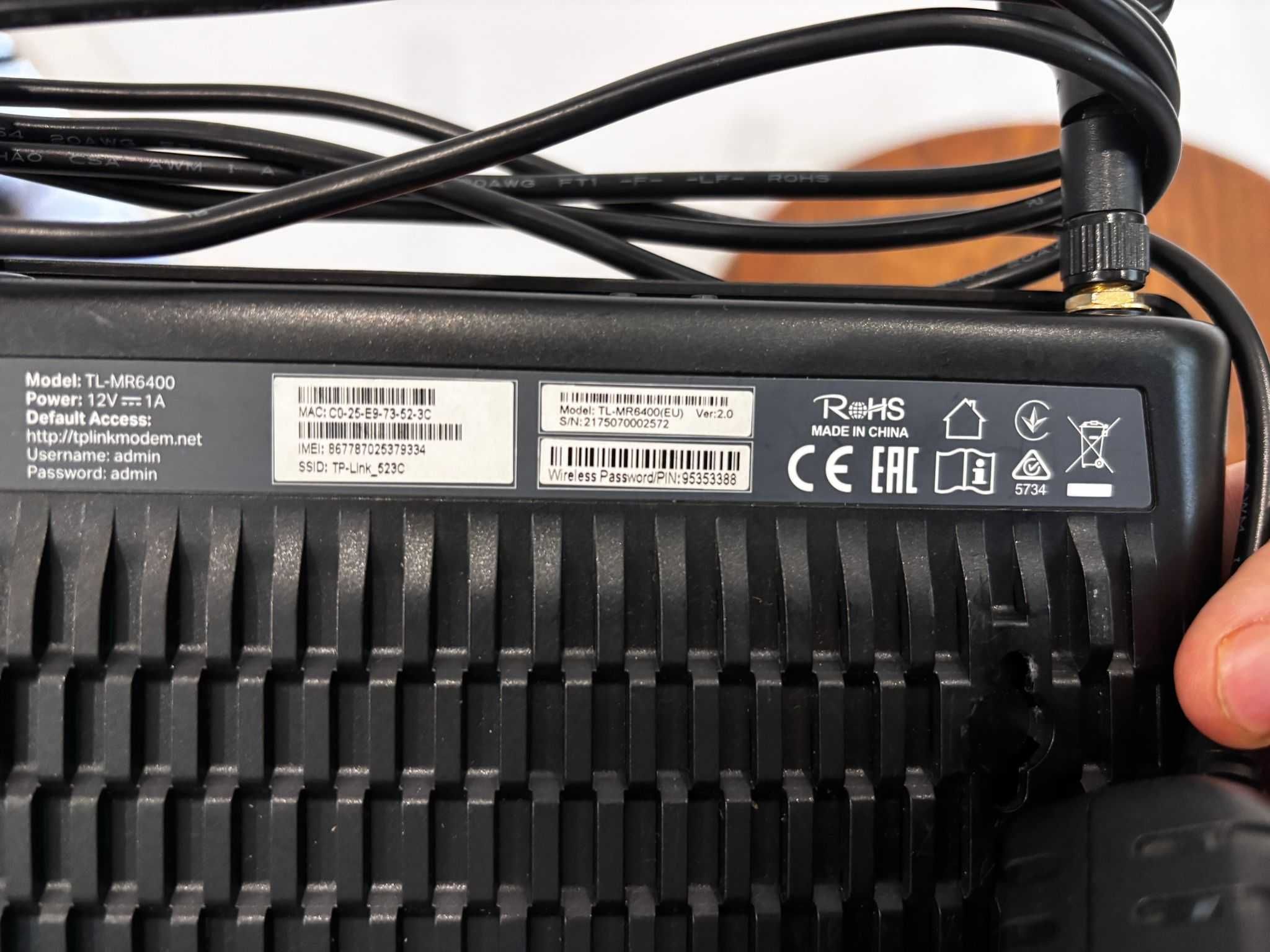 Router TP Link TL MR 6400
