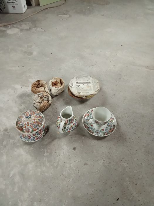 Ozdobny serwis kawowy