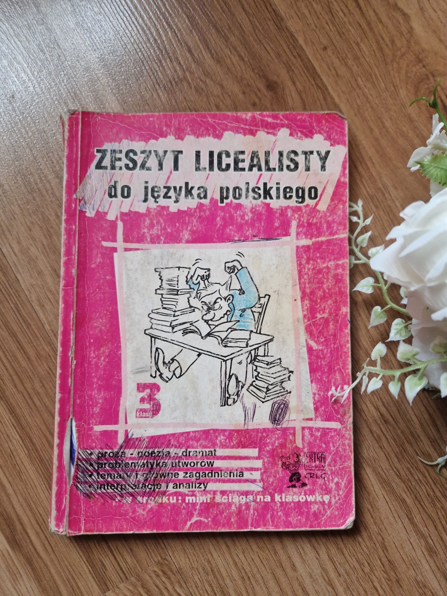 Zeszyt licealisty do języka polskiego