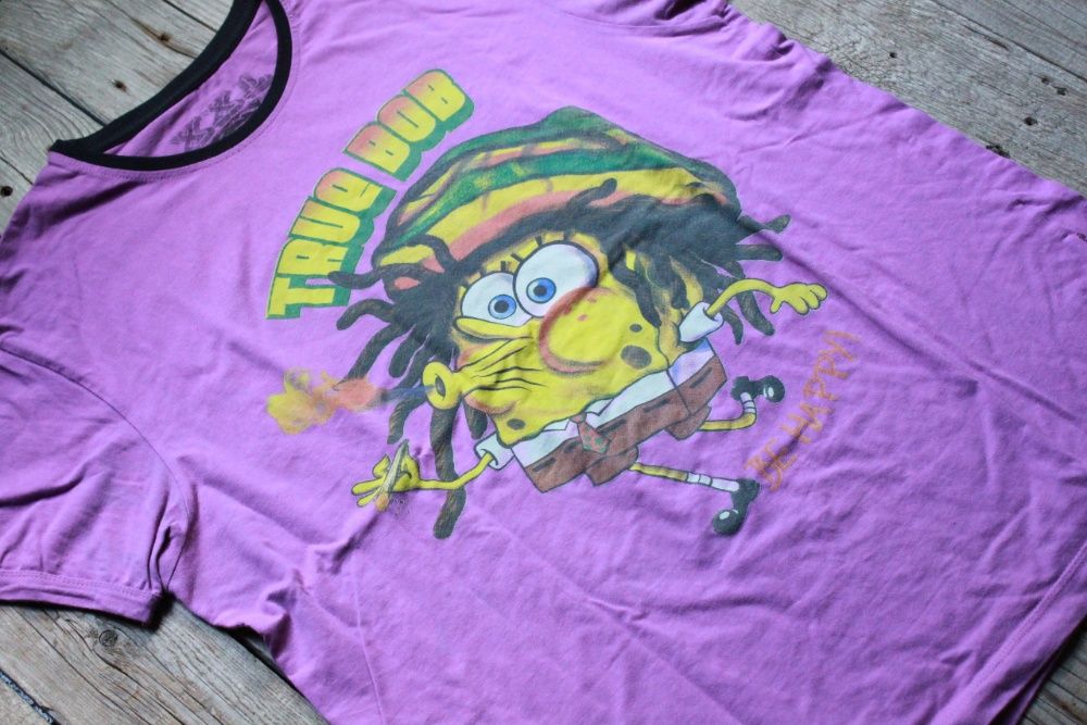 Футболка «VALIMARK-BIZ» TRUE BOB, BE HAPPY SpongeBob SquarePants (XXL)