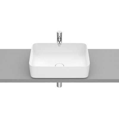 Roca Inspira umywalka 50x37 cm prostokątna nablatowa biała