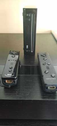 Nintendo Wii + comandos (inclui jogos)