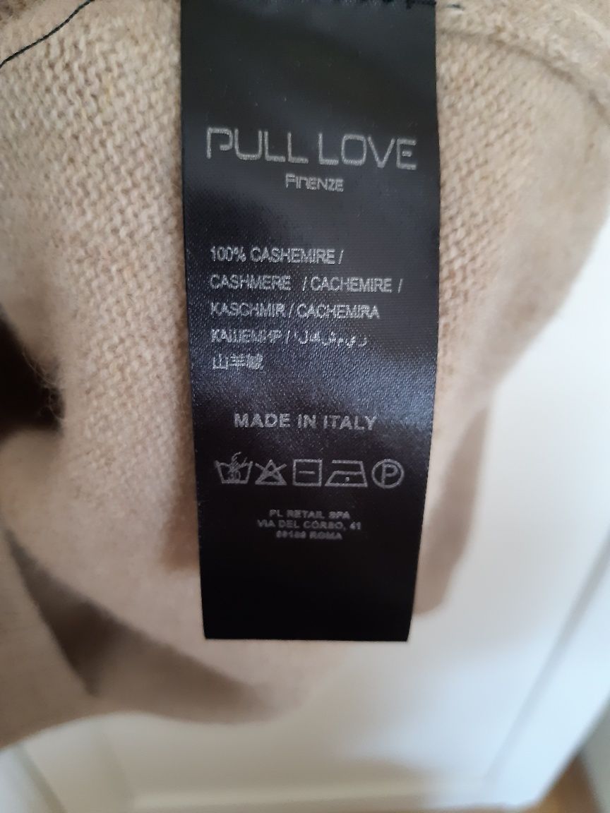 Kaszmir 100% golf pull love