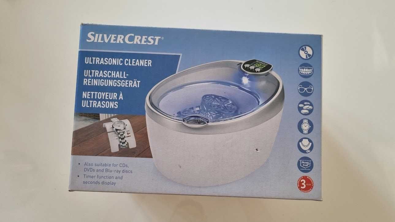 Myjka ultradźwiękowa SilverCrest do biżuterii, okularów, zegarków