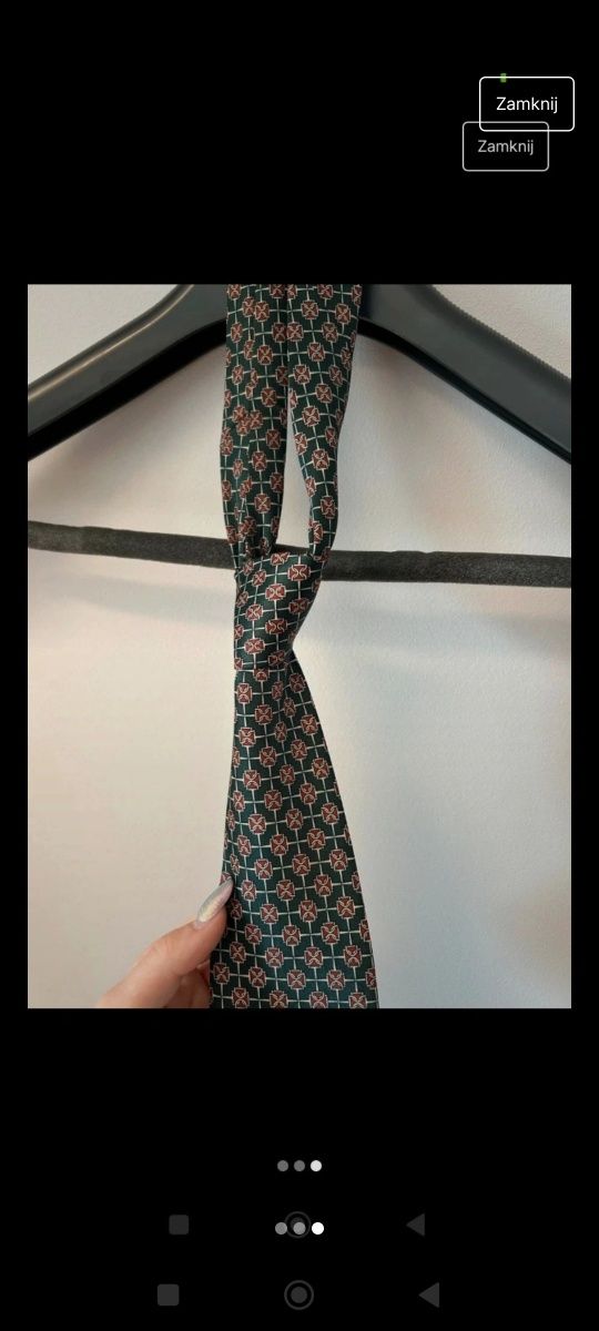 Krawat męski elegancki
