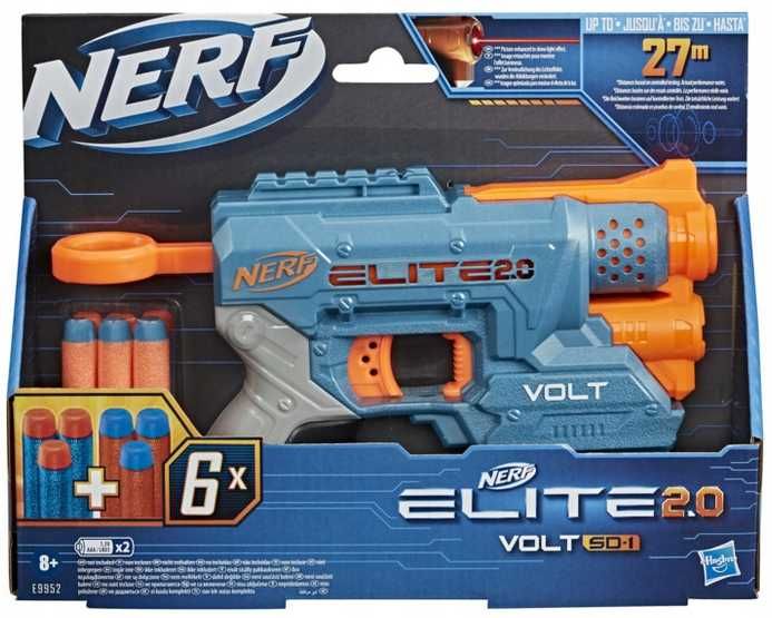 Nowa Wyrzutnia Nerf Elite 2.0 Volt SD-1-6 oryginalnych strzałek Nerf