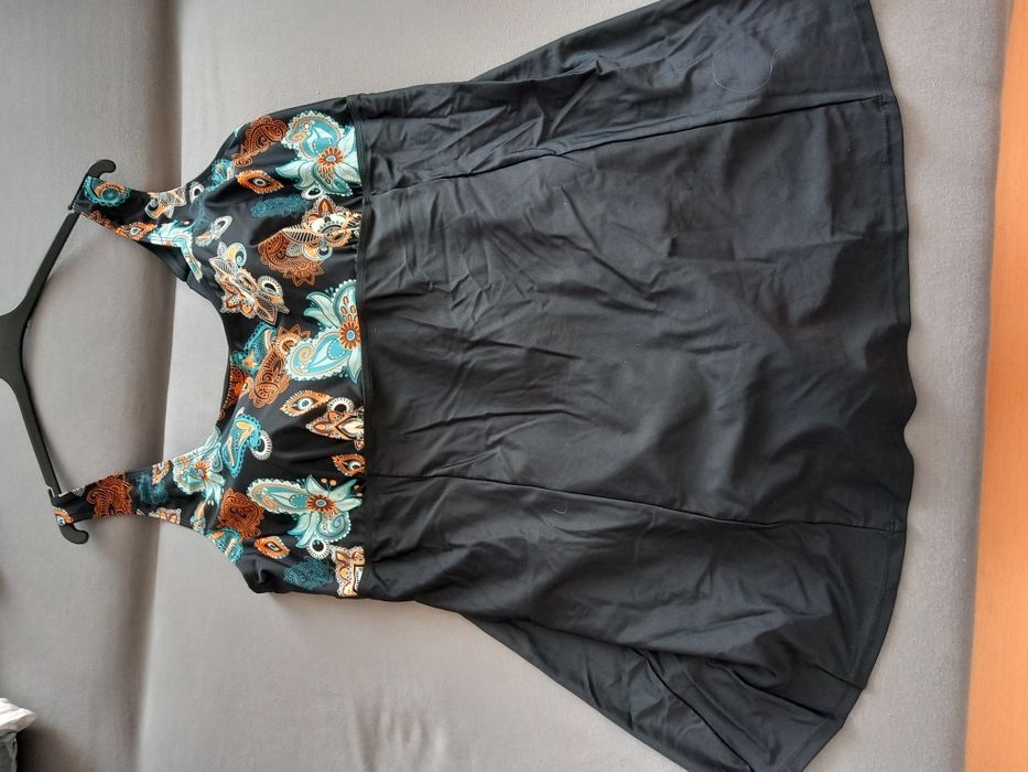 Strój kąpielowy z tuniką duży rozmiar