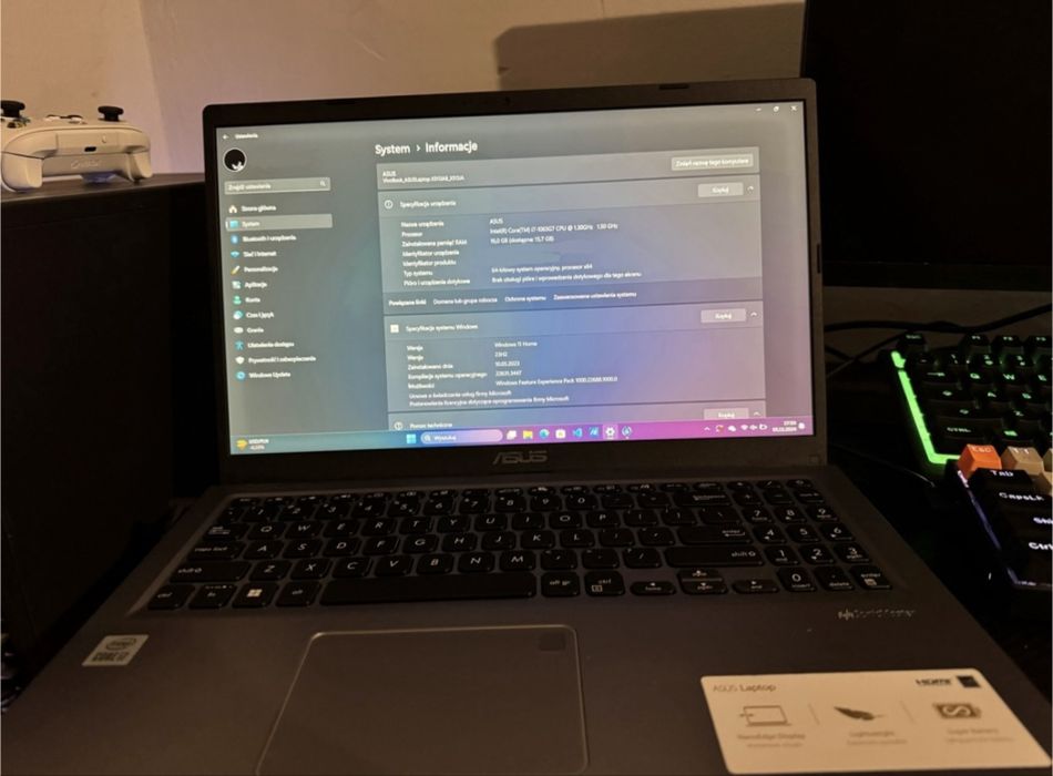 Laptop asus x515ja i7 16gb ram