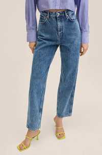 Женские джинсы Mango с высокой посадкой джинси мом жіночі джинси Mango