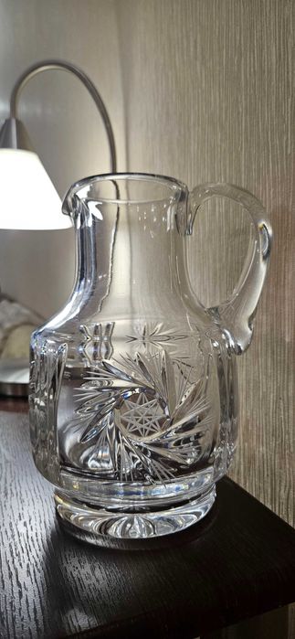 Вінтажний богемський кришталевий графін із 90-х